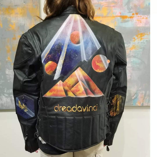 Pyramid Leather Jacket