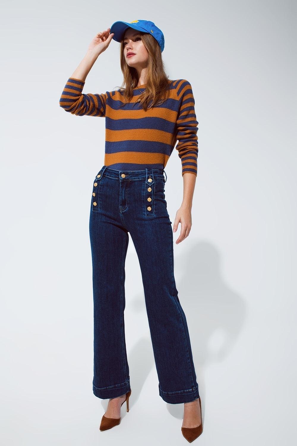 Marine Flare Jeans