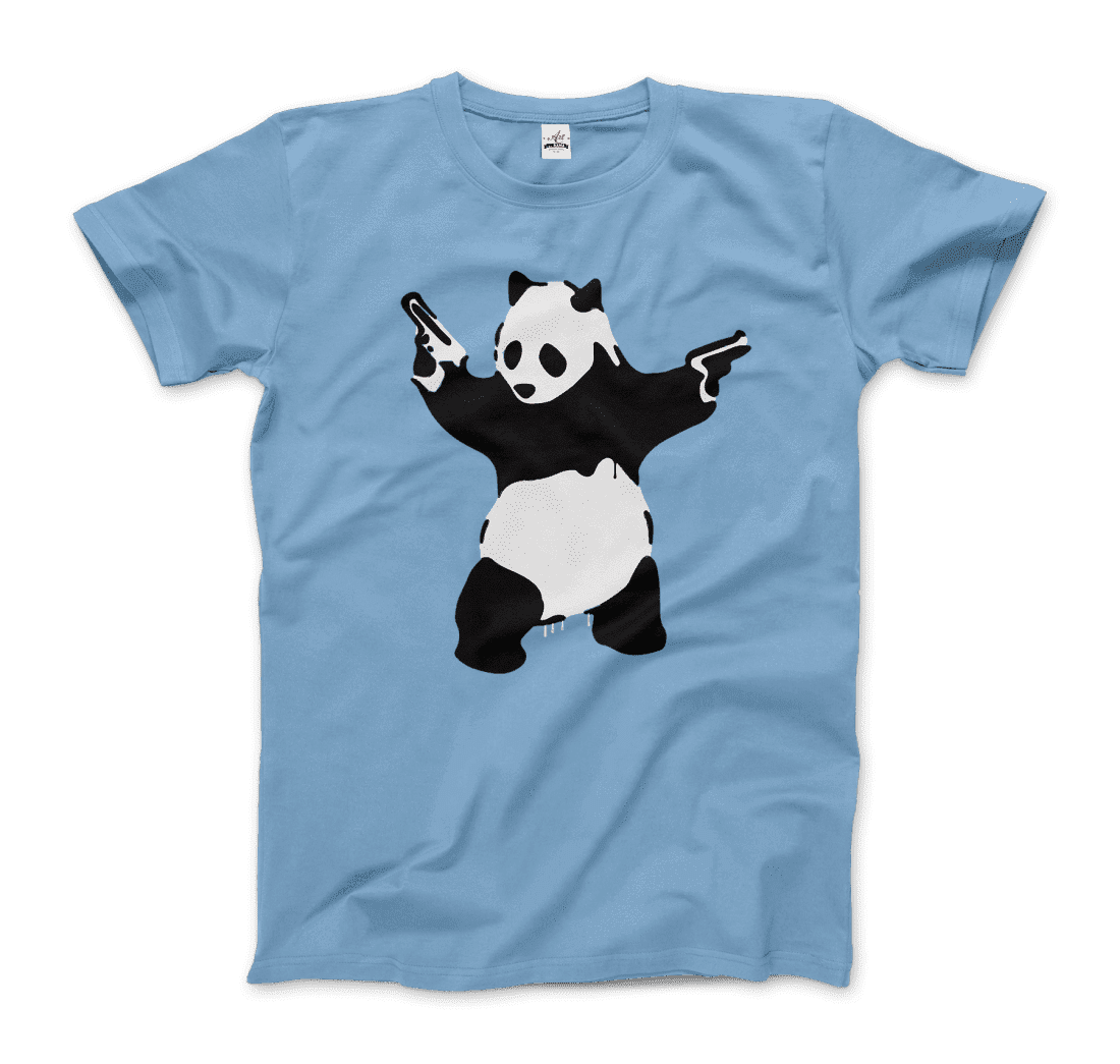 Banksy Pandamonium Armed Panda